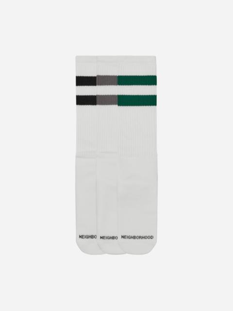 Classic 3-Pack Long Socks White