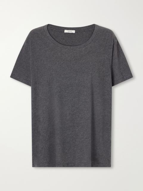 The Row Dera oversized cotton-jersey T-shirt Dark gray
