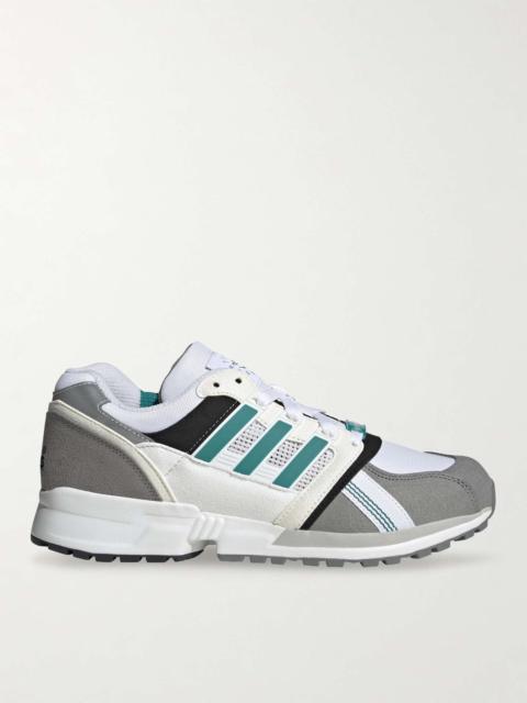 adidas EQT CSG 91 Rubber-Trimmed Suede and Mesh Sneakers