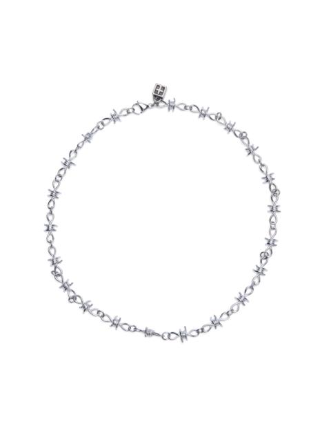 Ksubi BARBED WIRE NECKLACE SILVER