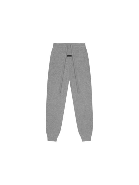 ESSENTIALS Fear of God Essentials Womens Waffle Fitted Sweatpant Dark Heather