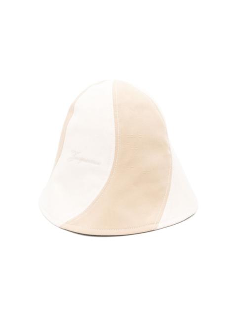 JACQUEMUS striped bucket hat