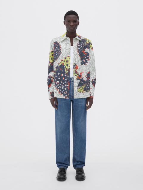 Bottega Veneta printed silk mix shirt
