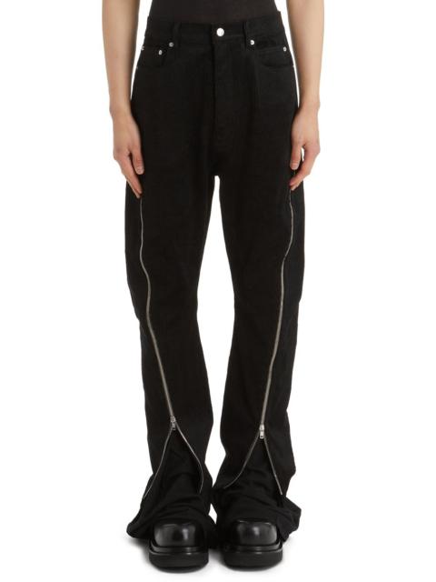 Rick Owens Bolan Banana high-waist slim trousers