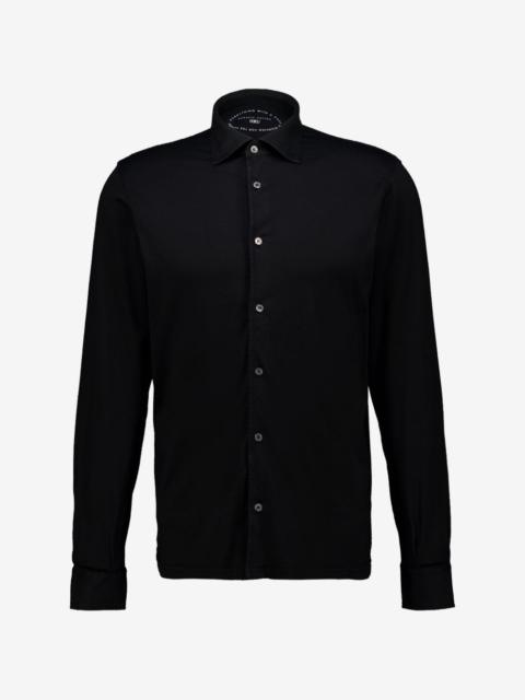 FEDELI knitted long-sleeve shirt
