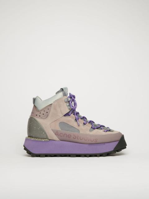 Acne Studios Trekking boots dusty purple