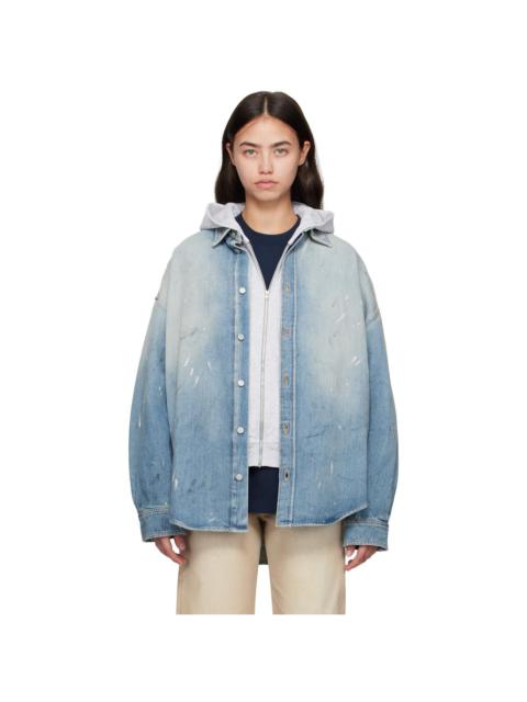 Acne Studios Blue Button-Up Denim Shirt