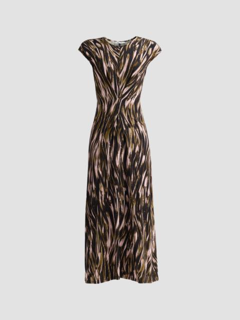 Proenza Schouler Women's Miranda Printed Jersey Midi Dress - Willow Multi