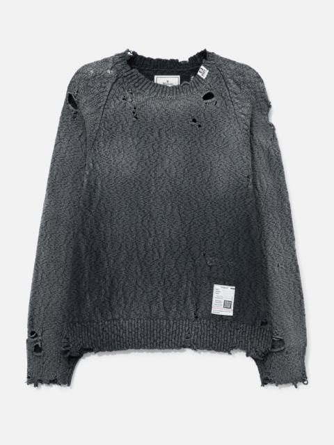 Maison MIHARAYASUHIRO SUN FADED LIKE KNIT SWEATER