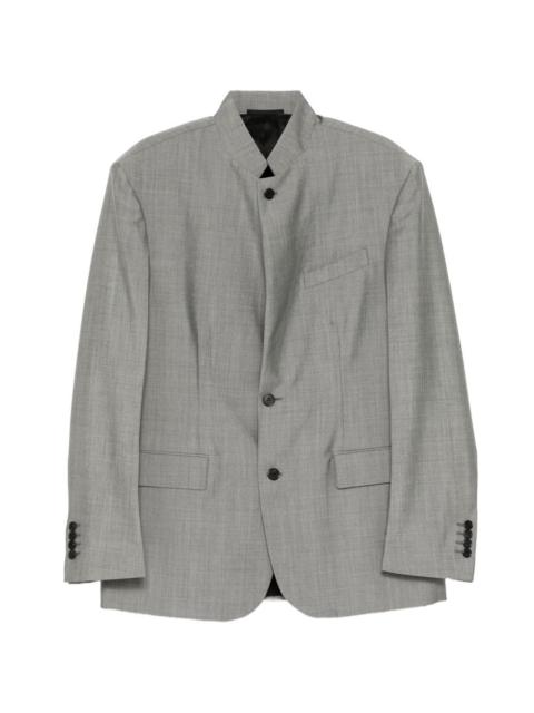 Lanvin mandarin-collar long-sleeve blazer