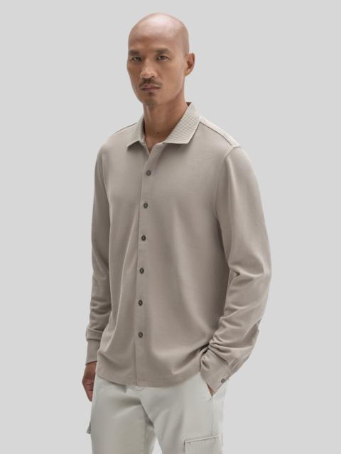 ROBERT BARAKETT Sorrell Long Sleeve Knit Shirt