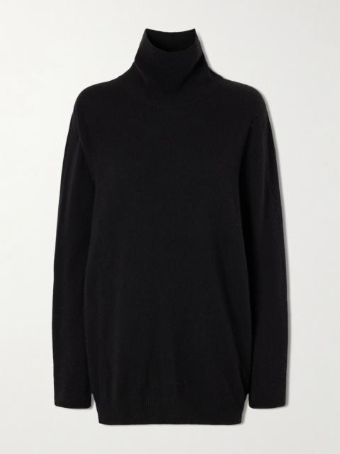 The Row Priit cashmere turtleneck sweater Black