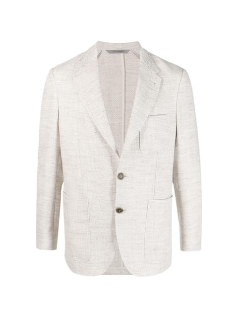 single-breasted blazer