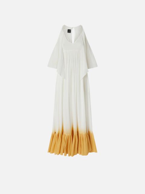 PINKO LONG AND LOOSE DRESS WITH GRADIENT