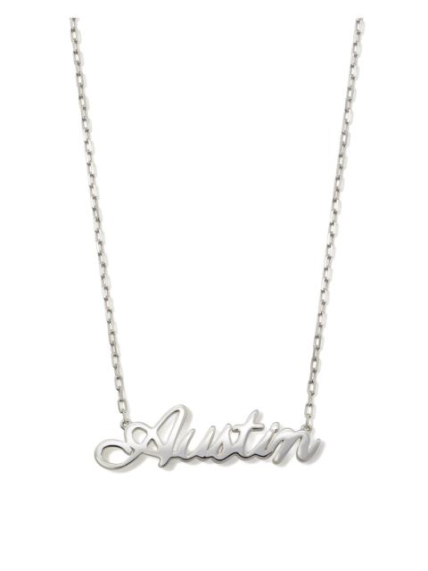 KENDRA SCOTT Austin Pendant Necklace in Sterling Silver