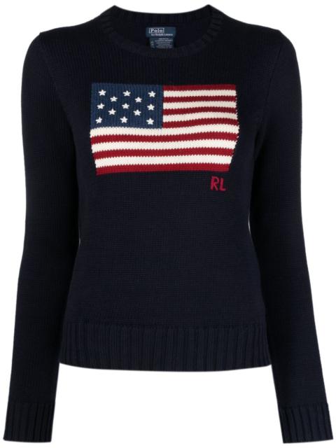 Ralph Lauren Graphic-print Cotton Jumper