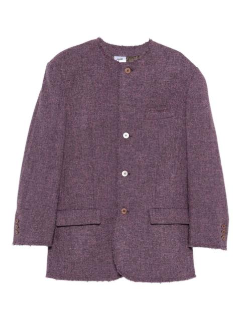 MAGLIANO tweed button-fastening jacket