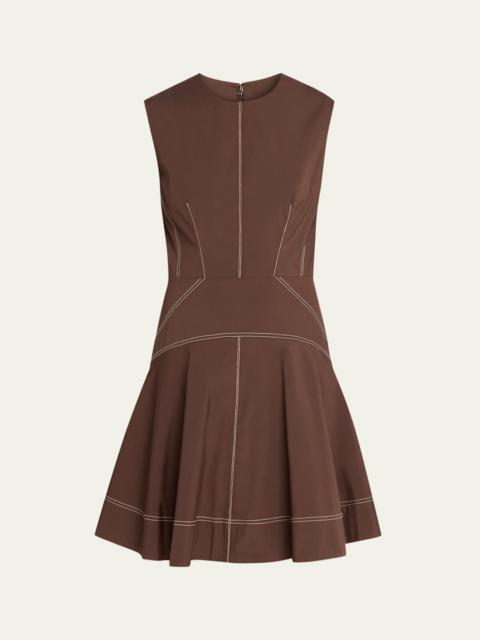 VERONICA BEARD Karrigan Sleeveless Mini Dress