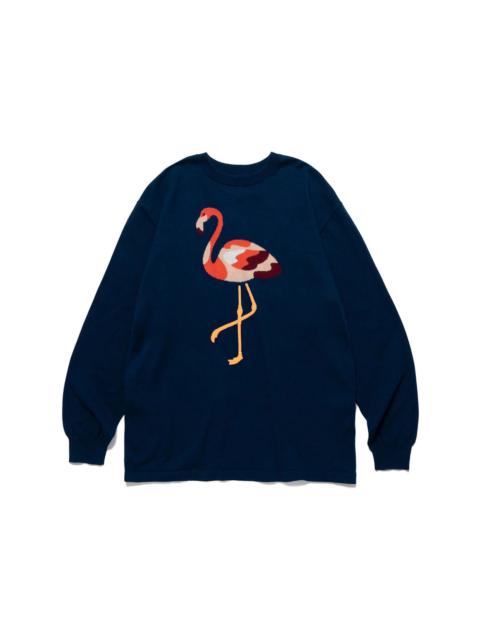 Human Made Human Made Flamingo Knit Sweater Navy