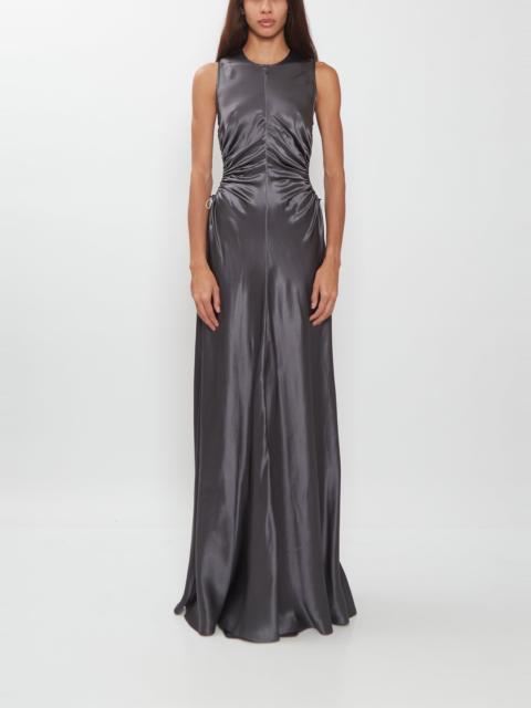 CECILIE BAHNSEN Feline Silk Gown — Grey