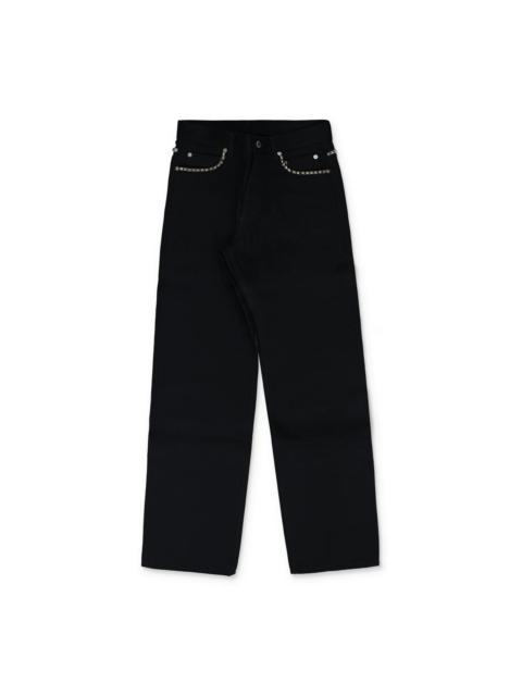 TAKAHIROMIYASHITA TheSoloist. TAKAHIROMIYASHITA TheSoloist. Selvedge Baggy Jean.(Studs) Black