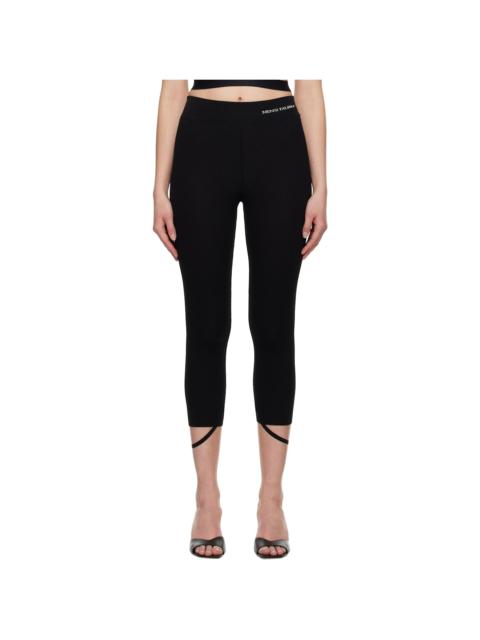NENSI DOJAKA Black Sadie Knitted Cropped Leggings