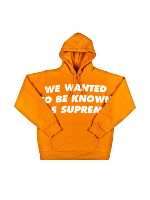 Supreme Known As Hooded Sweatshirt 'Gold'