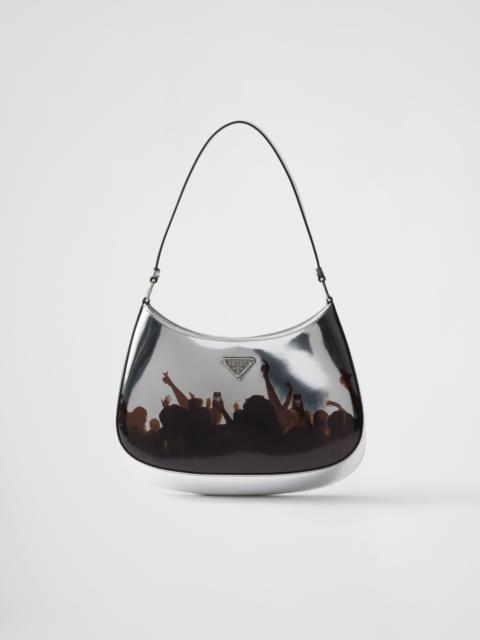 Prada Prada Cleo printed brushed leather shoulder bag