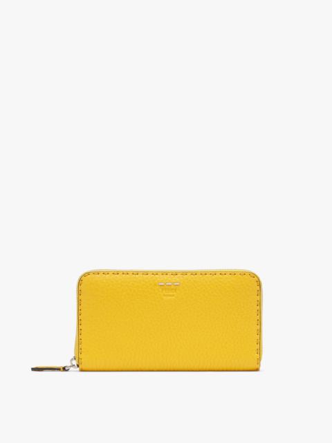FENDI Yellow leather wallet