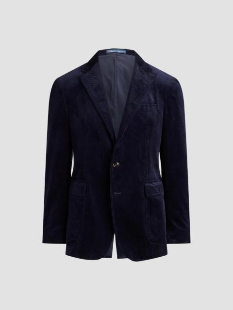 Polo Ralph Lauren Men's Notch Lapel Wide-Wale Corduroy Jacket - Fall Navy