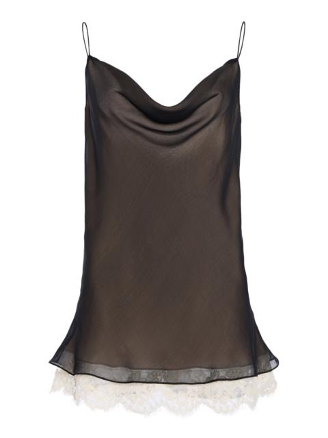 KALLMEYER Zia Silk Camisole Top black/white