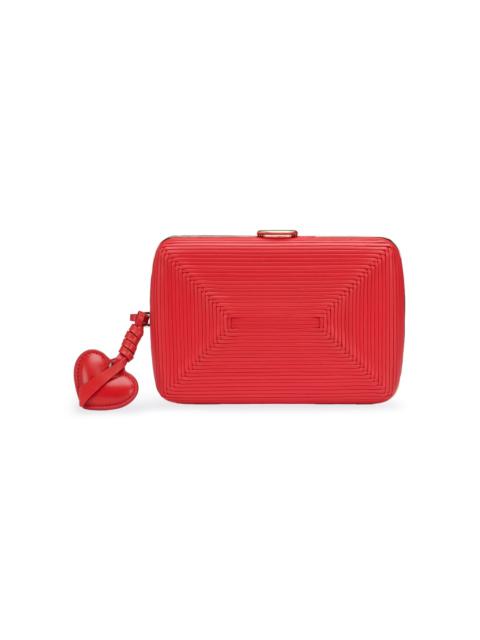 Santoni Red leather crossbody bag
