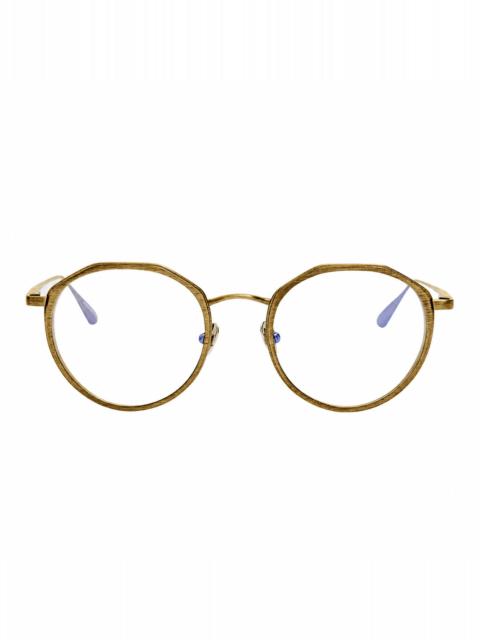 LINDA FARROW Cesar Optical in Antique Gold