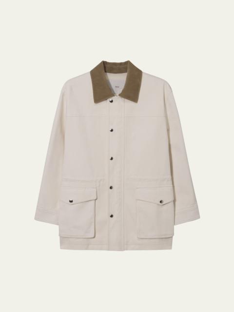 Dunst DUNST Unixex Calf Skin Zip-Up Blouson Jacket