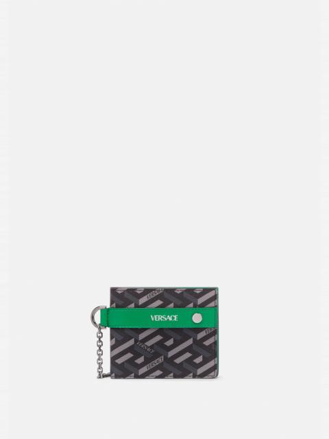 VERSACE La Greca Signature wallet