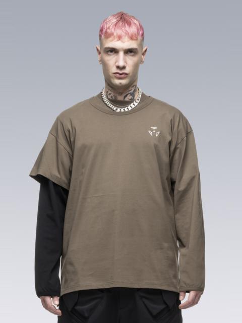 ACRONYM S29-PR-A 100% Organic Cotton Long Sleeve T-shirt RAF Green