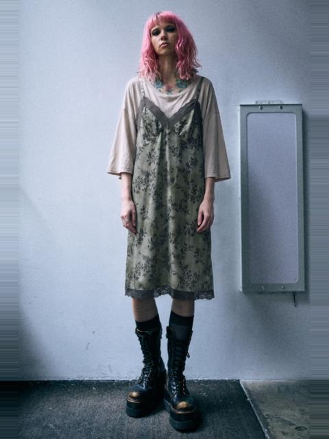 R13 Oversized Tee Dress With Slip