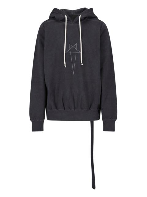 Rick Owens DRKSHDW HOODIE "PENTAGRAM"