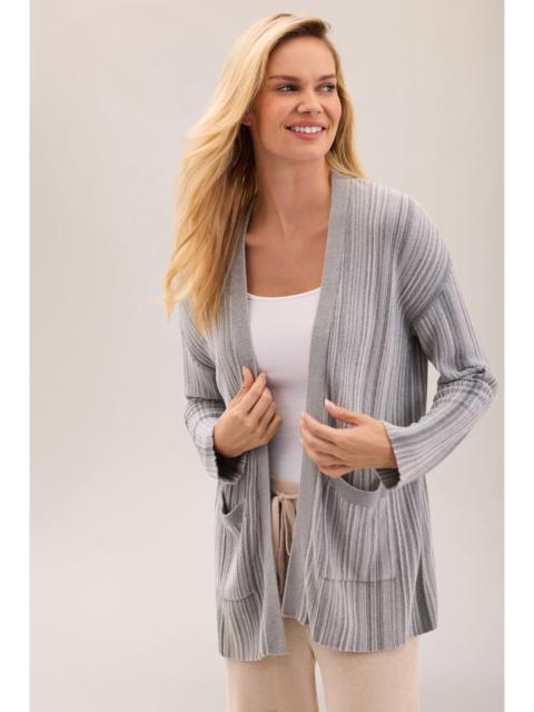 Barefoot Dreams CozyChic Ultra Lite® Lurex Rib Cardigan