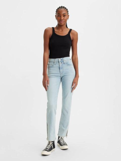 Levi's 724 HIGH RISE STRAIGHT BUTTON SHANK WOMEN'S JEANS