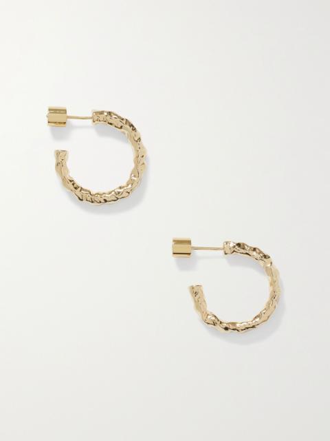 JENNIFER FISHER Hailey gold-plated hoop earrings Gold