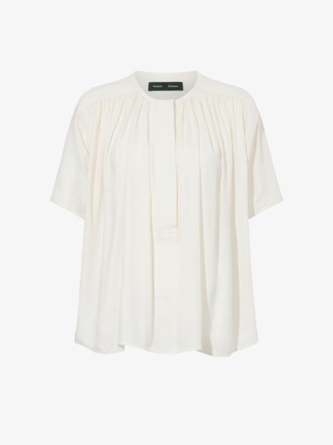 Proenza Schouler Claire Top in Viscose Georgette