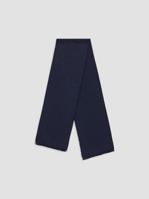 EMPORIO ARMANI Men's Eyelash-Fringe Wool Scarf - Blue