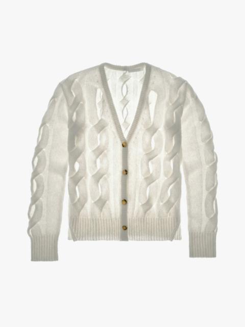 Helmut Lang CABLE KNIT CARDIGAN
