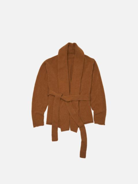 The Elder Statesman BELTED WOMEN'S CARDIGAN