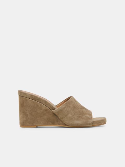 dolce vita HOLTA WEDGES OLIVE SUEDE