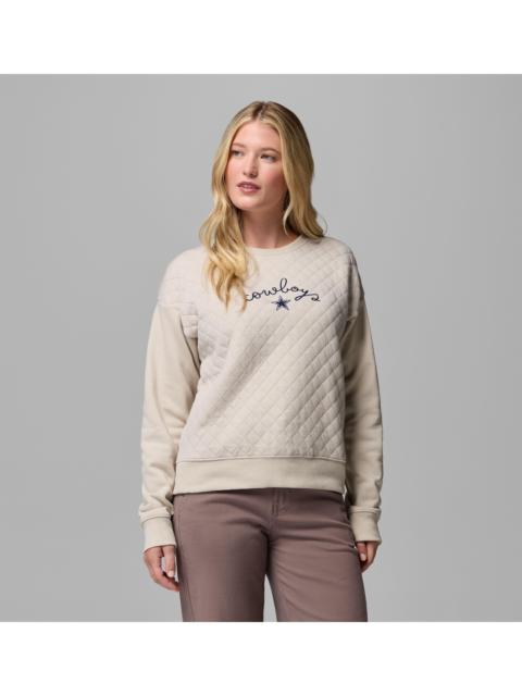 Columbia Women's Hart Mountain Quilted Crew - Dallas Cowboys