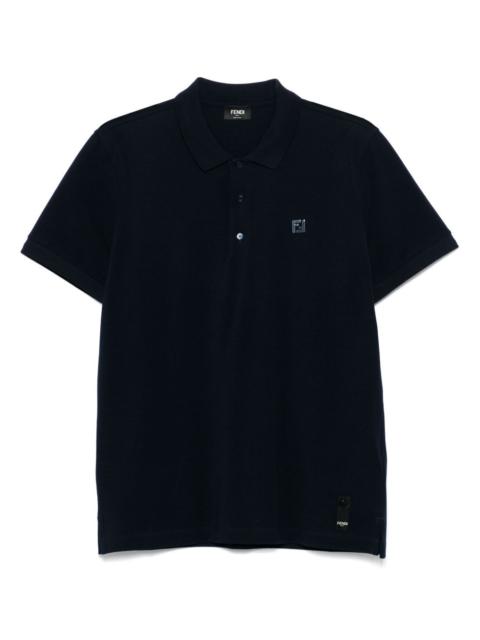 FENDI logo-embroidered polo shirt