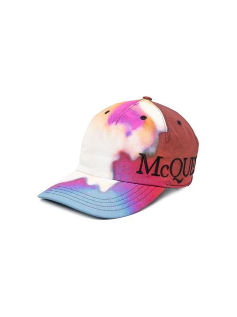 Alexander McQueen embroidered-logo six-panel cap