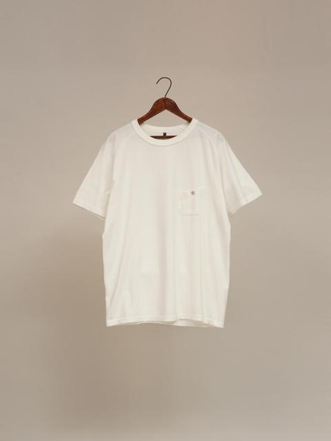 Nigel Cabourn 5.6oz Basic T-Shirt in Off White
